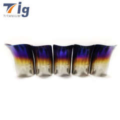 5" 6" 1.2mm tear drop cut Blue Colored Titanium 1.5D DIY lobster (5-6” in length)