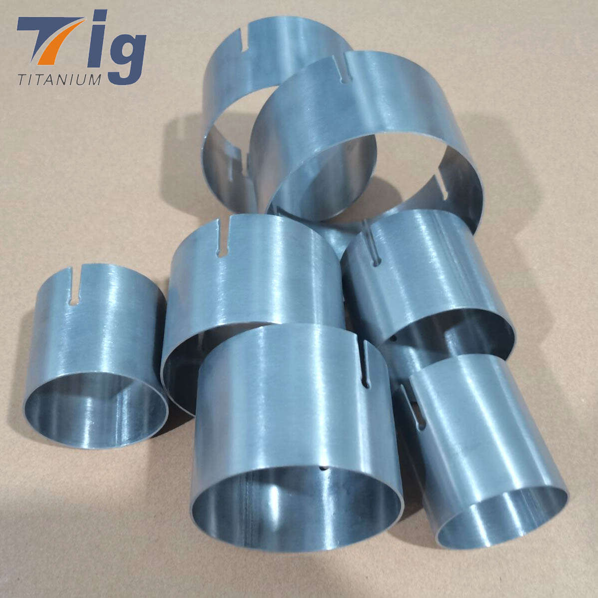 1.75" 1.875" 2" 2.25" 2.5" 3" 3.5" 4" Titanium 1.0mm Slip Fit Sleeves