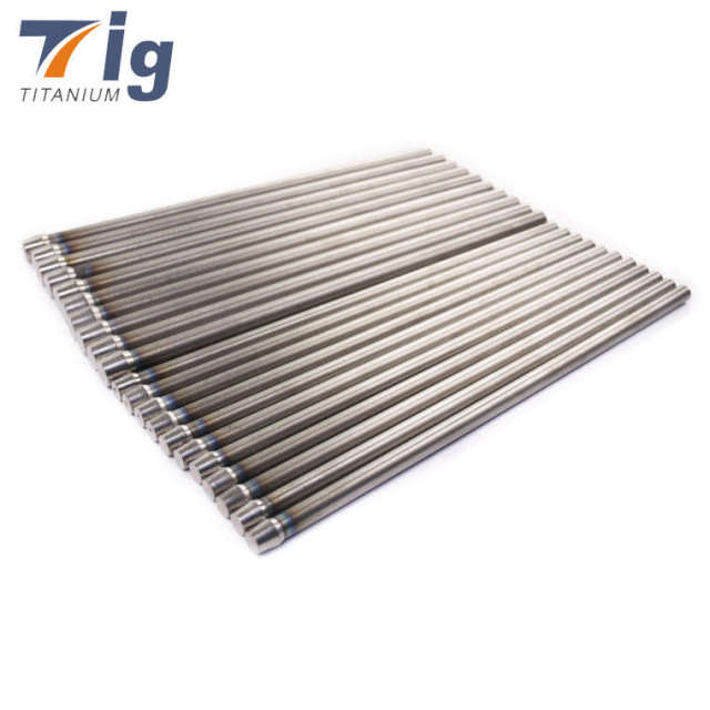 0.50" 0.375" OD Titanium exhaust hanger rod 12" long with mushroom ends