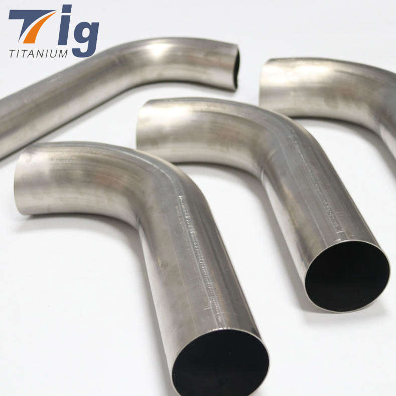 Titanium pipe mandrel bending 2.5" to 4"  45 Degrees titanium mandrel pipe