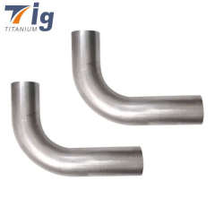 Titanium Mandrel Bends 90 degree 2.5" 3" 3.5" 4" 1.5D Radius 1.2mm thick