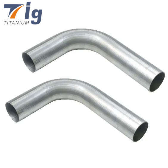2.5" 3" 3.5" 4" Titanium 90 Degree Mandrel Bend - 1.5D Radius 1.2mm thick
