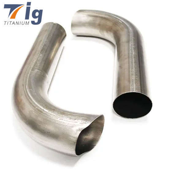Customized titanium mandrel pipe 2.5" 3" 3.5" 4" 45 Degrees Mandrel Bend Exhaust Pipe