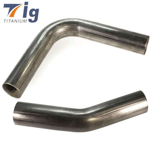 Titanium Mandrel Bends 90 degree 2.5" 3" 3.5" 4" 1.5D Radius 1.2mm thick