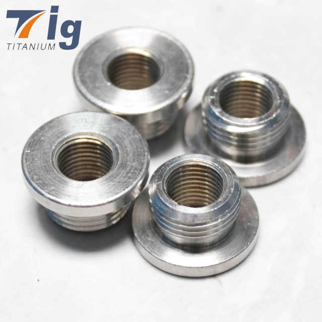 Custom titanium M12 M18 AN -8 (8AN JIC AN8) Male Weld On Fitting Bung