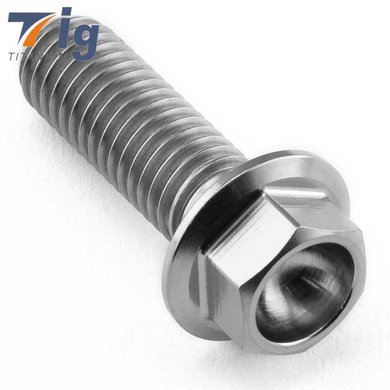 M6 M8 M10 Titanium ULTRA-LIGHT HEX-FLANGE BOLT