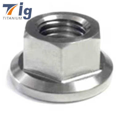 Titanium M6 M8 M10 Hexagon Flange Nut Hex Flanged Nut