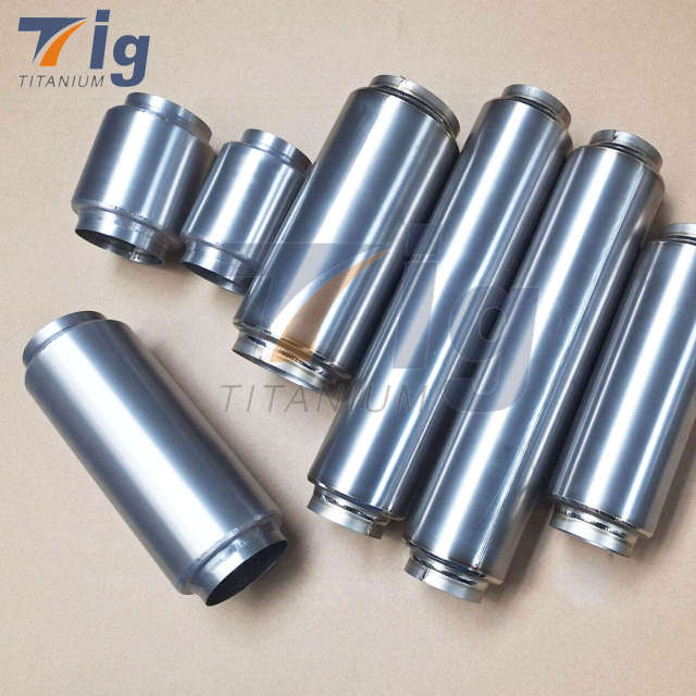 Universal Titanium Mufflers 2.5"/3"/3.5"/4" polishing Finish