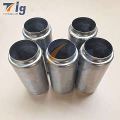 Universal Titanium Mufflers 2.5"/3"/3.5"/4" polishing Finish