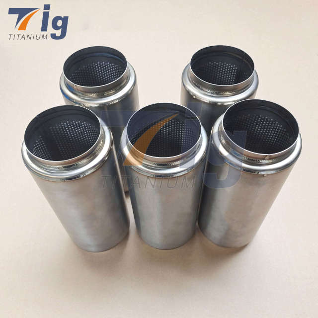 Universal Titanium Mufflers 2.5"/3"/3.5"/4" polishing Finish
