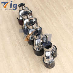 Universal 2.5inch exhaust carbon dual tips