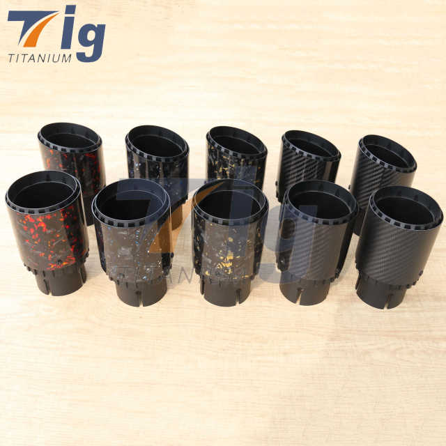 Universal 3inch exhaust carbon single tips