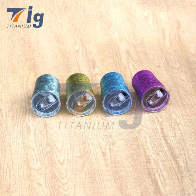 Custom capacity titanium cup