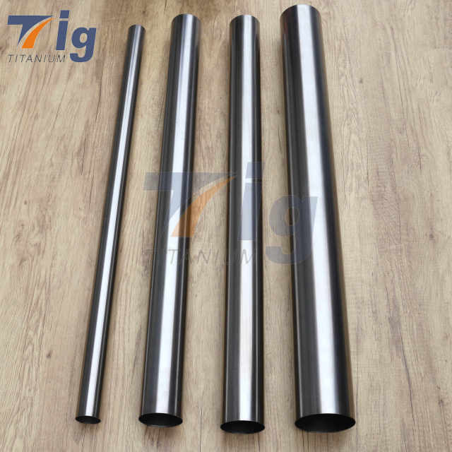 Custom 1.0 mm/1.2mm Wall Titanium Straights Pipe brushed/polished/baking blue 1meter long