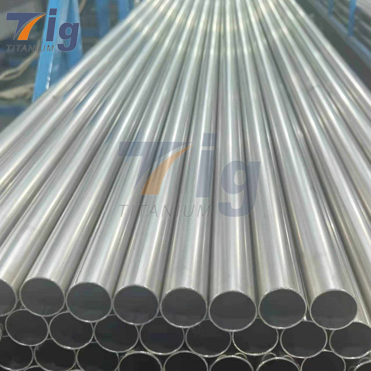 Custom 1.0 mm/1.2mm Wall Titanium Straights Pipe brushed/polished/baking blue 1meter long
