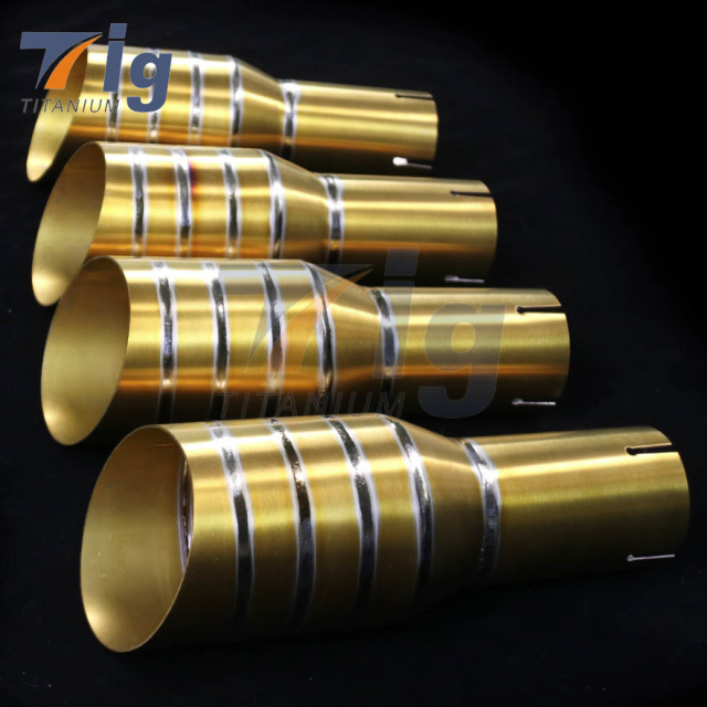 Universal Dual Exhaust Tip Straight side Glossy carbon fiber exhaust pipe tail quad exhaust muffler tip