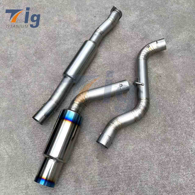 Titanium Tip Cat Back Exhaust For Subaru WRX / STI