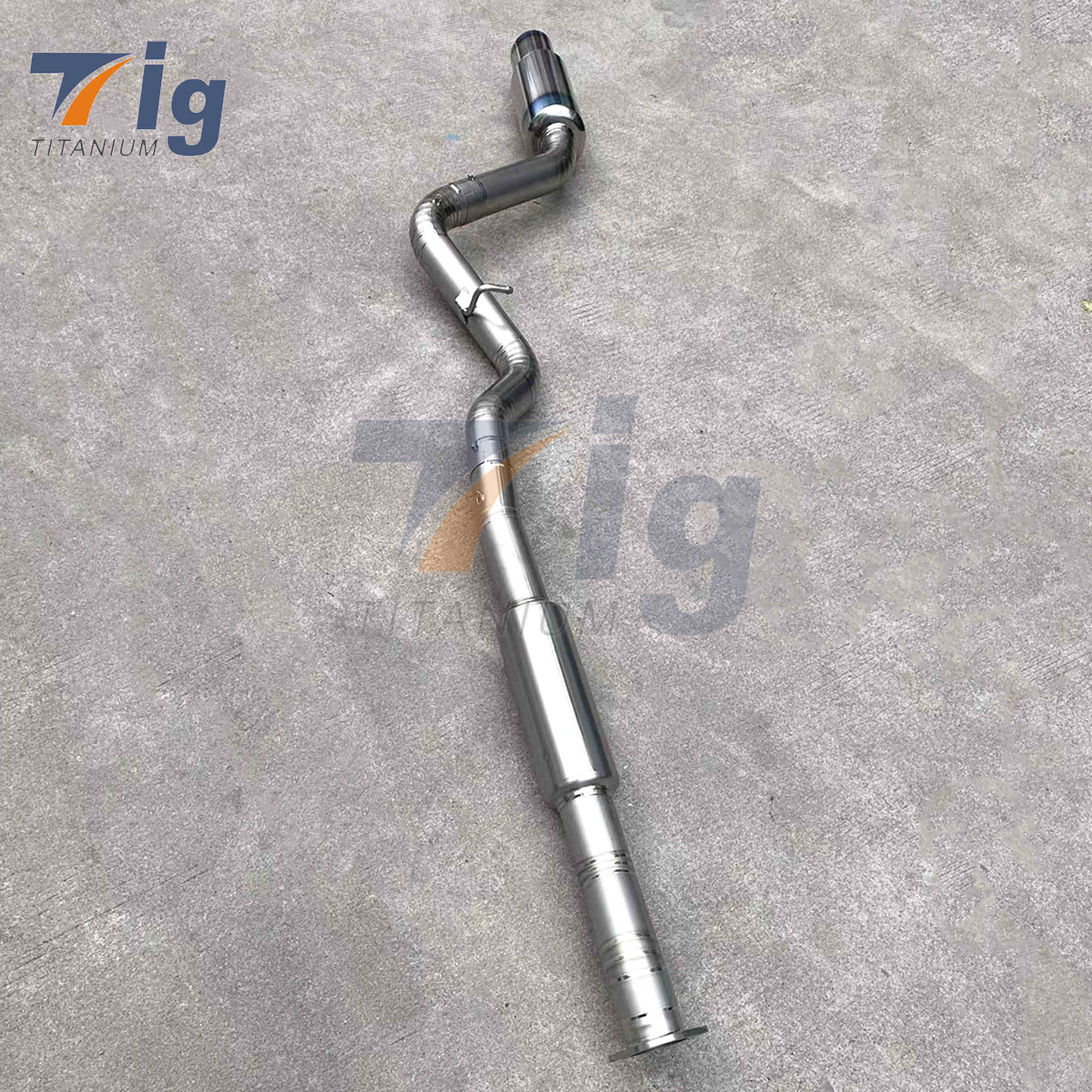 Titanium Tip Cat Back Exhaust For Subaru WRX / STI