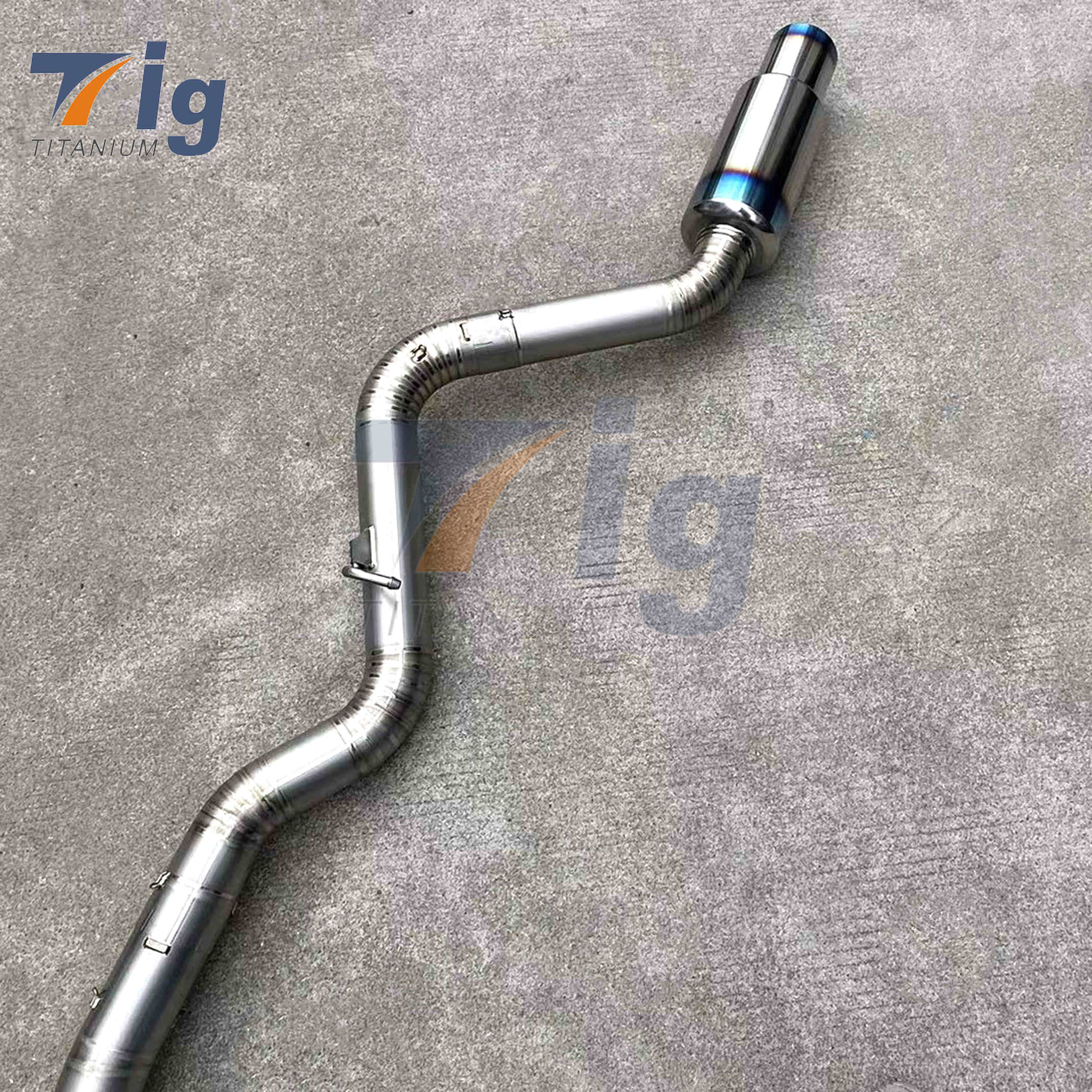 Titanium Tip Cat Back Exhaust For Subaru WRX / STI