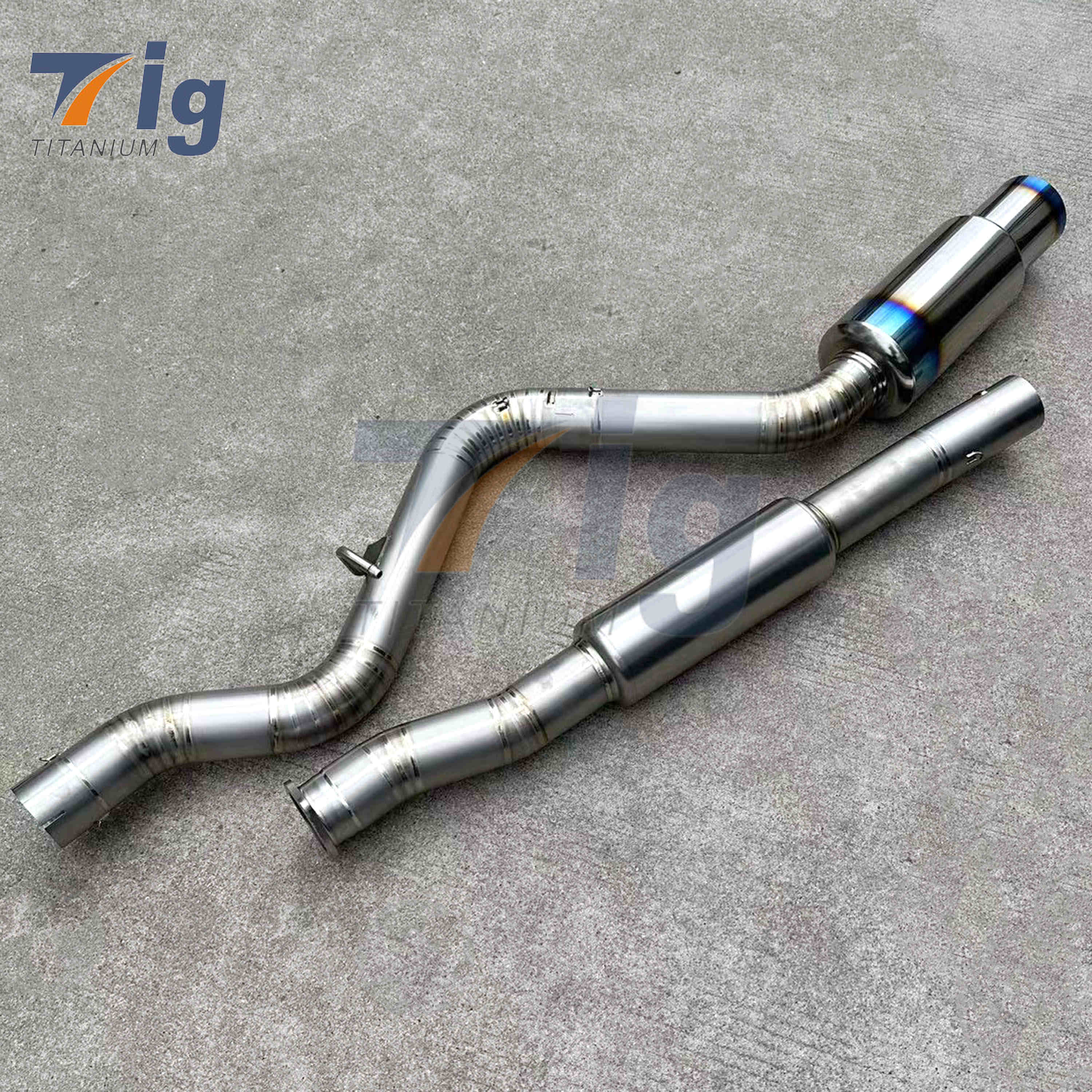 Titanium Tip Cat Back Exhaust For Subaru WRX / STI