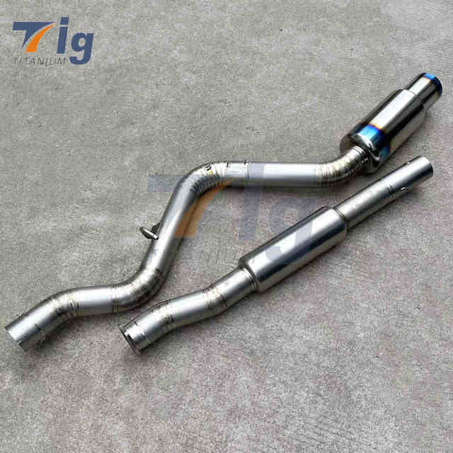 Titanium Tip Cat Back Exhaust For Subaru WRX / STI