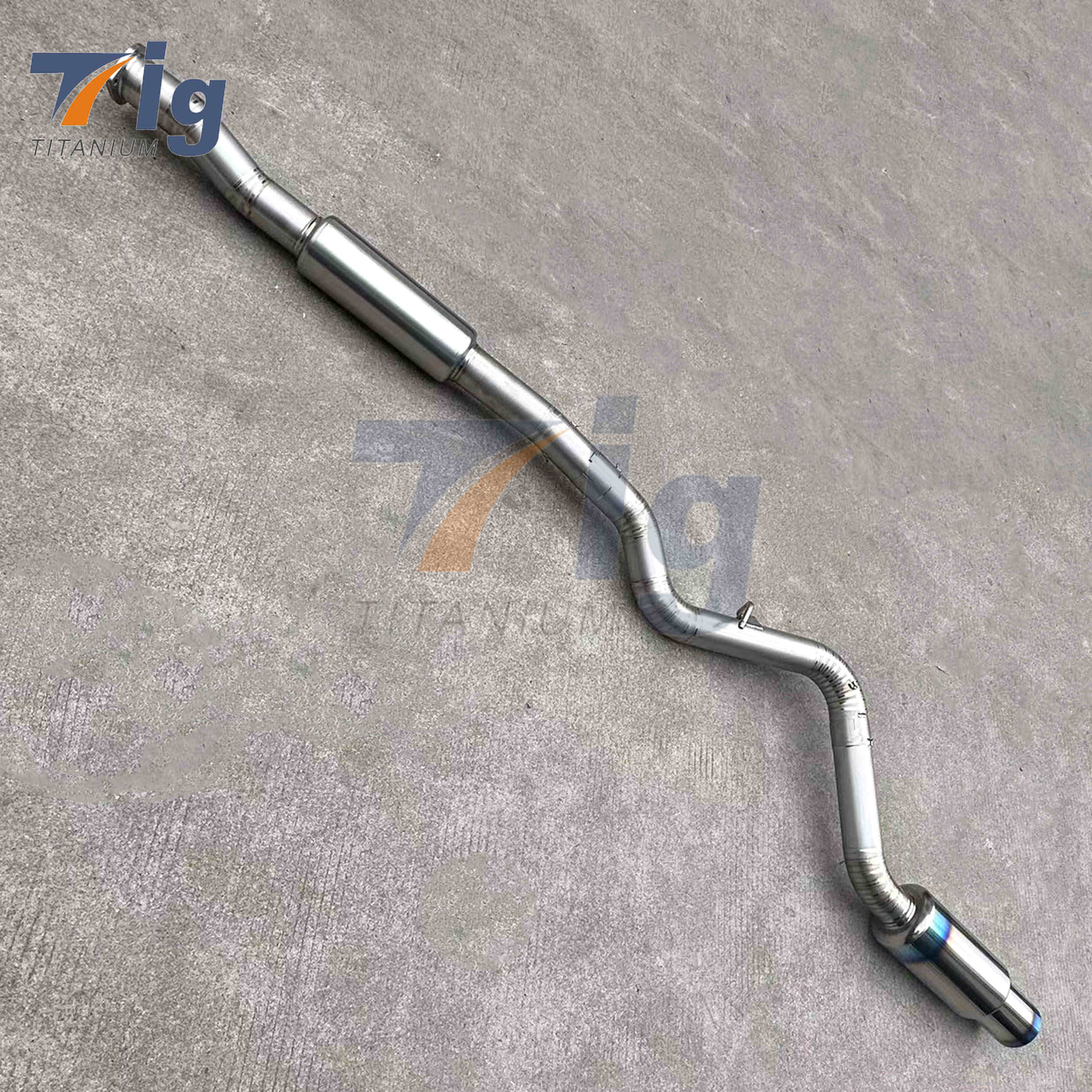 Titanium Tip Cat Back Exhaust For Subaru WRX / STI