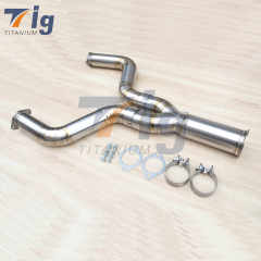 3" 350Z 2009+ VQ37VHR Z34 2012+ 370Z Titanium Mid Y Pipe Exhaust for Nissan 350Z 370Z Muffler Exhaust