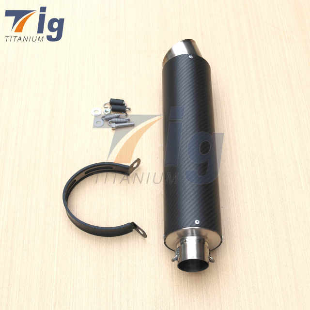 1.75inch titanium muffler 600cc motorbike engines