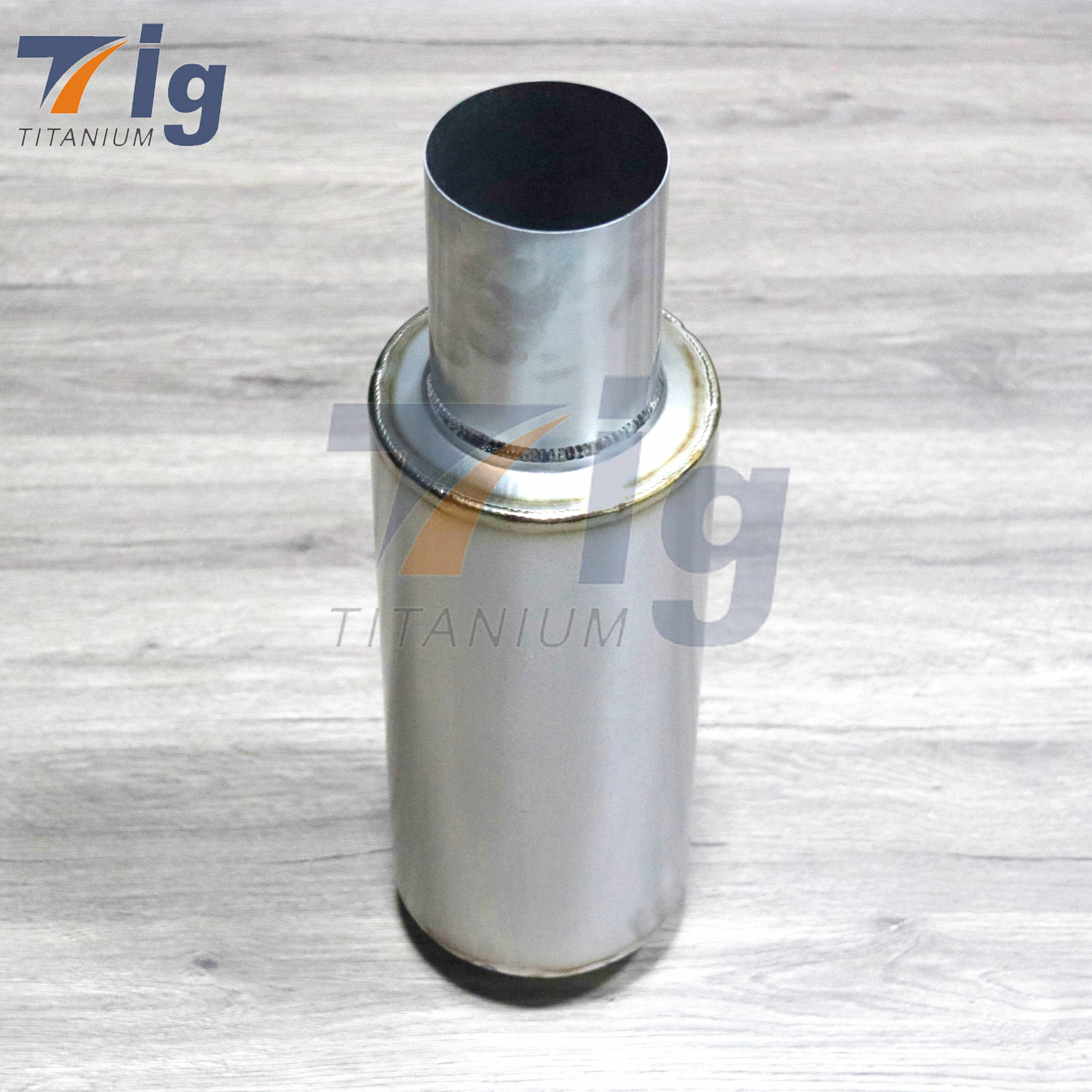 Universal hks custom titanium muffler
