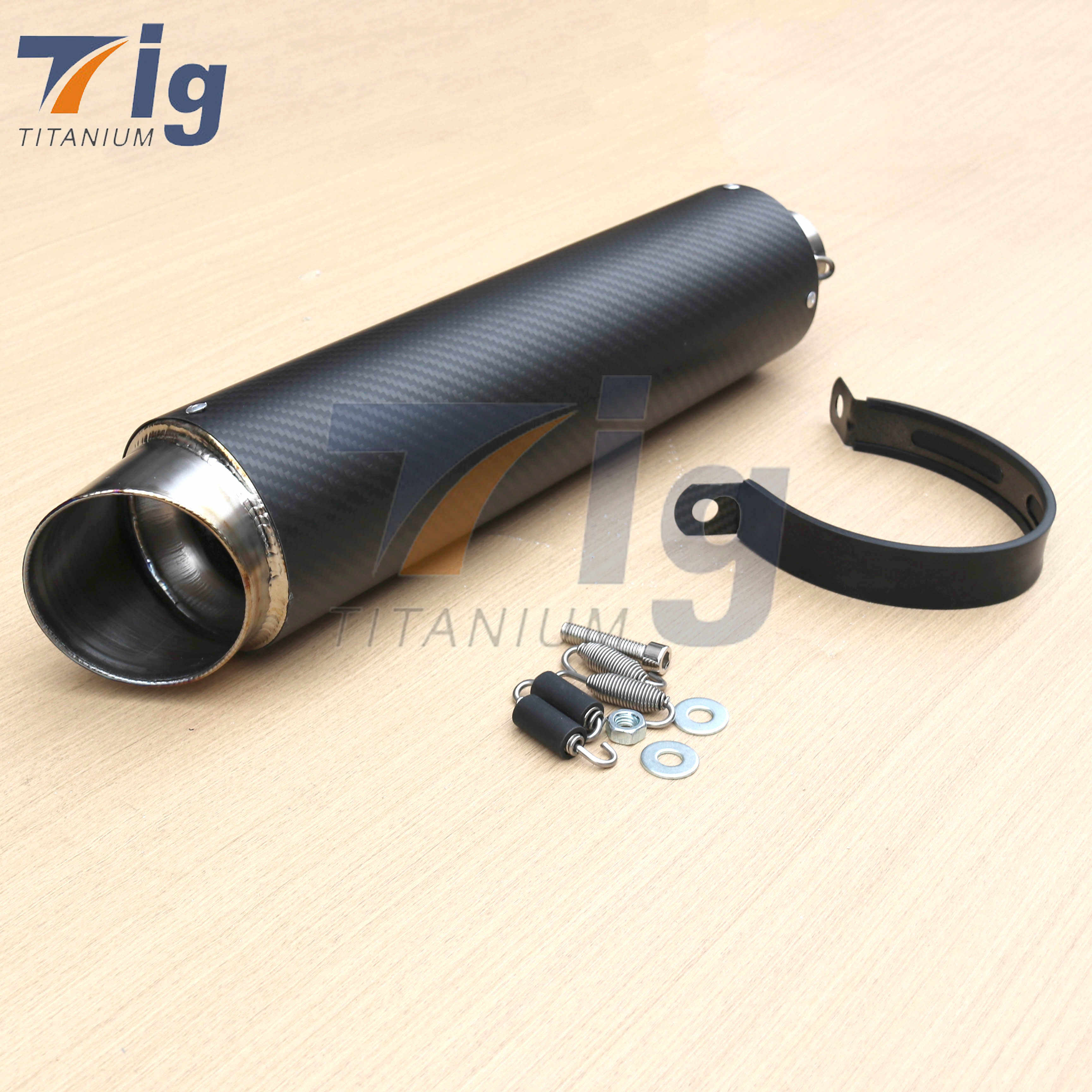 1.75inch titanium muffler 600cc motorbike engines