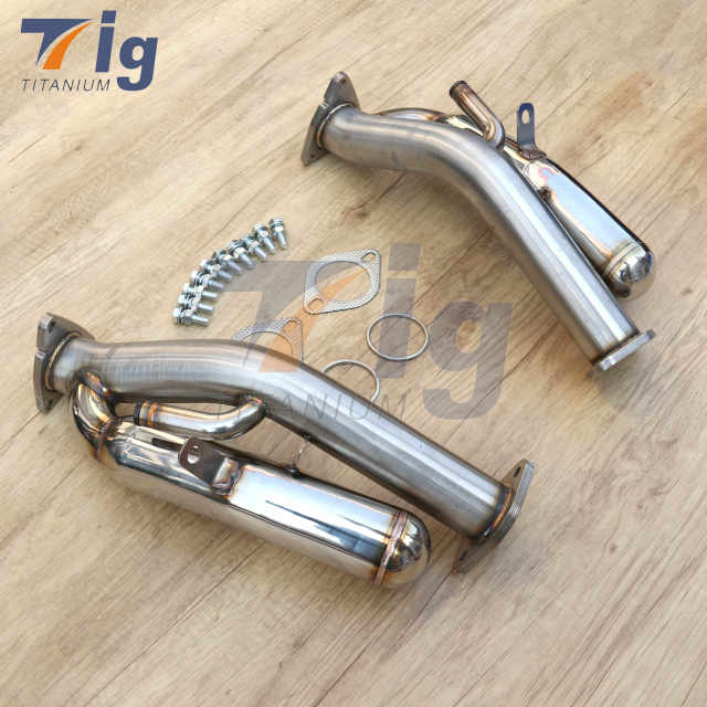 TITANIUM DOWNPIPES 370Z VQ35HR VQ37VHR - 350Z 370Z G35 G37 Q50 Q60