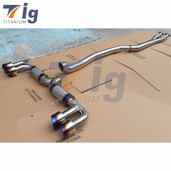 Titanium R35 GTR Monster outlaw 4" exhaust system with Gen2 downpipes kit