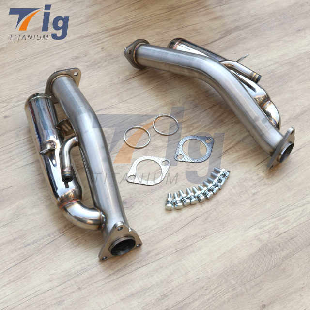 TITANIUM DOWNPIPES 370Z VQ35HR VQ37VHR - 350Z 370Z G35 G37 Q50 Q60