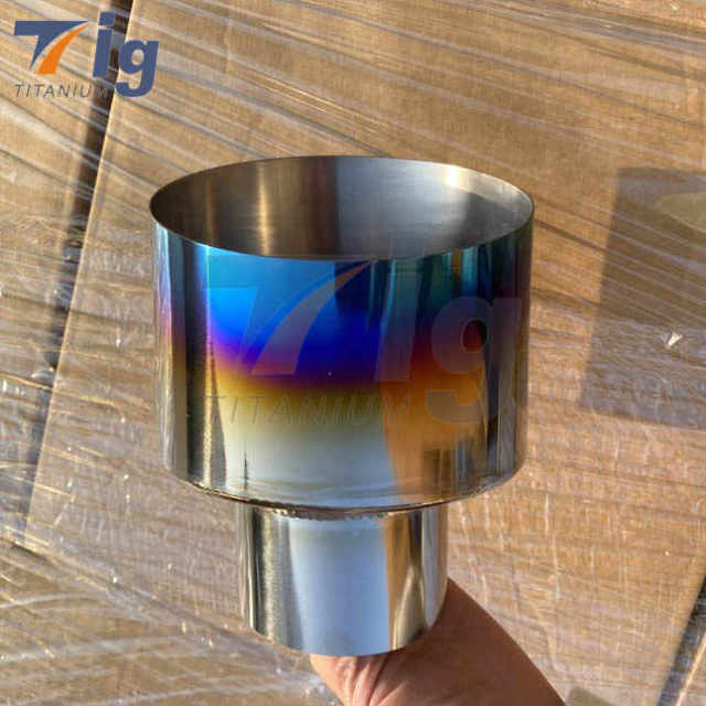 Burnt Titanium Exhaust Tips For BMW nissan JDM