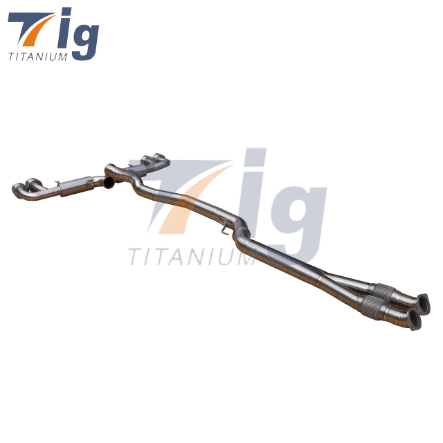 Titanium R35 GTR Monster outlaw 4" exhaust system with Gen2 downpipes kit
