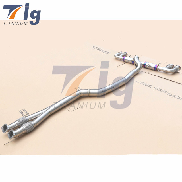 Titanium R35 GTR Monster outlaw 4" exhaust system with Gen2 downpipes kit