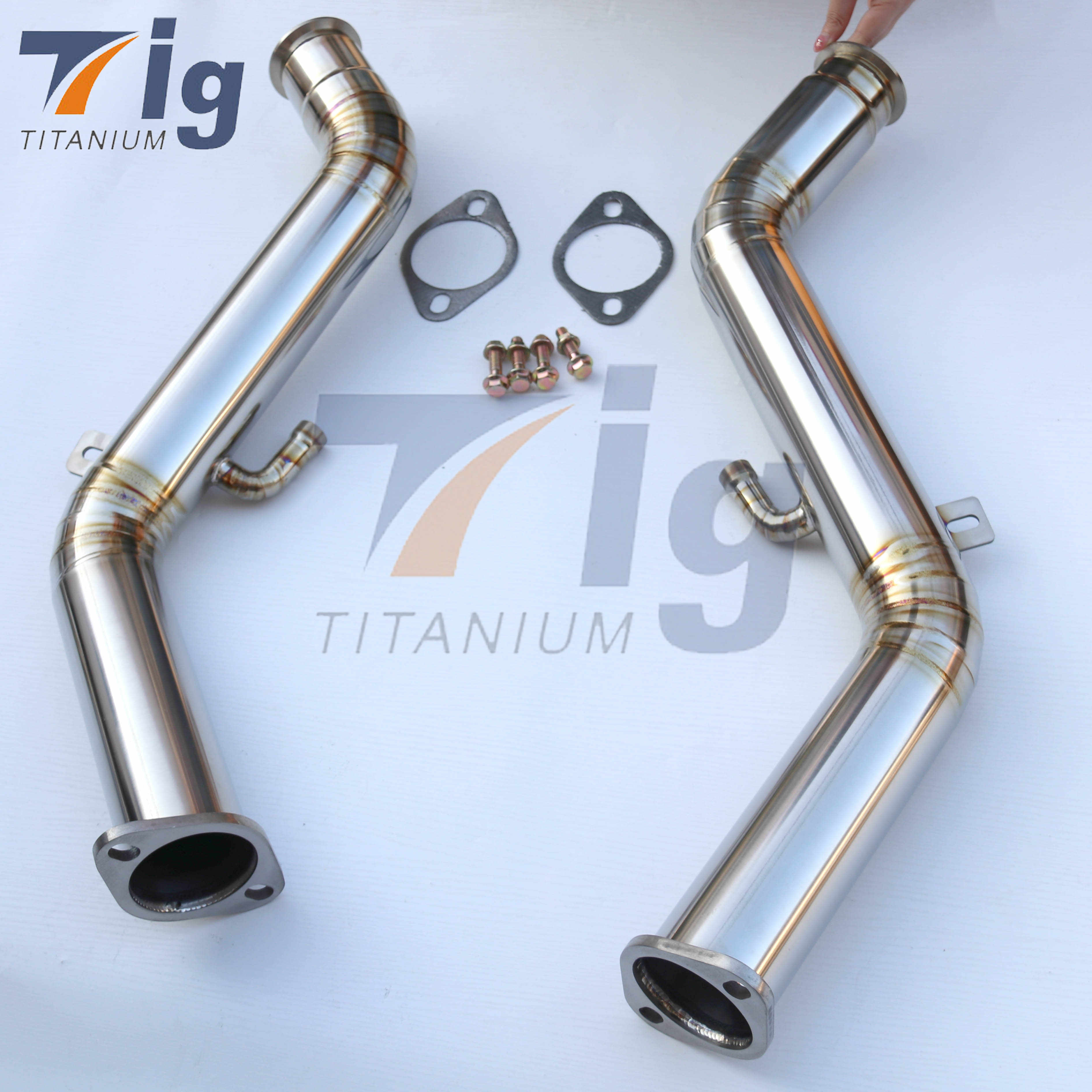 Titanium 2023+ For Nissan Z 2016+ Infiniti Q50 2017+ Infiniti Q60 Alpha Full Downpipe Kit