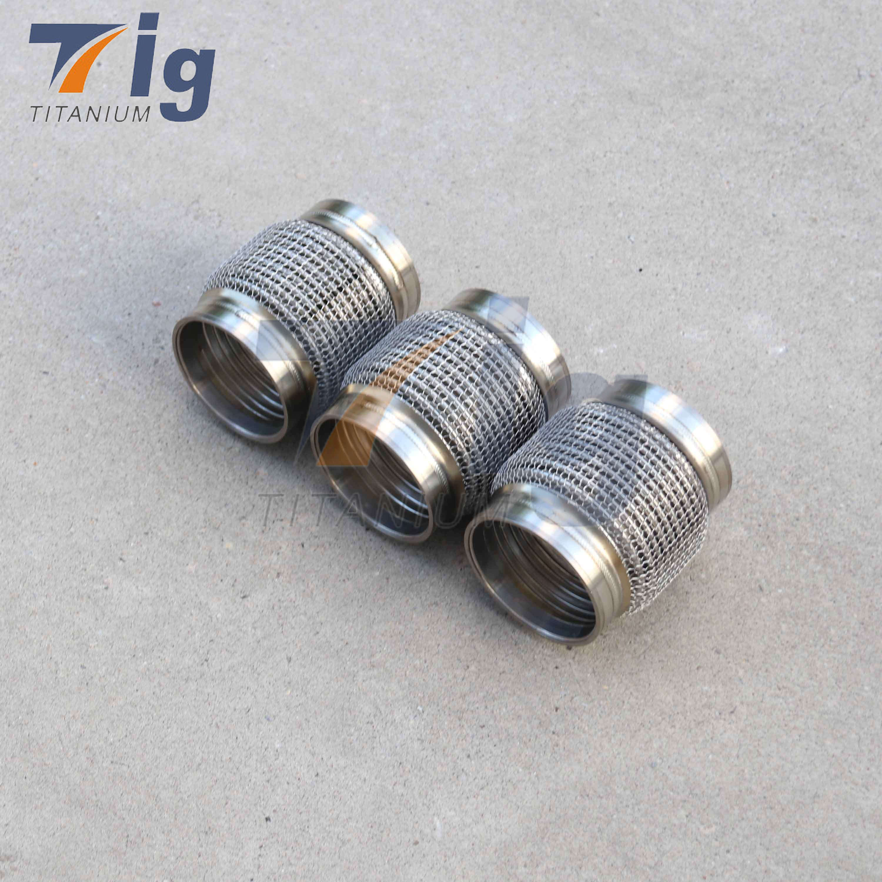 1.75", 2.5", 3", 3.5", 4" Custom high quality titanium Flexible Pipe Exhaust flex Bellows(Super Rib Bellow)