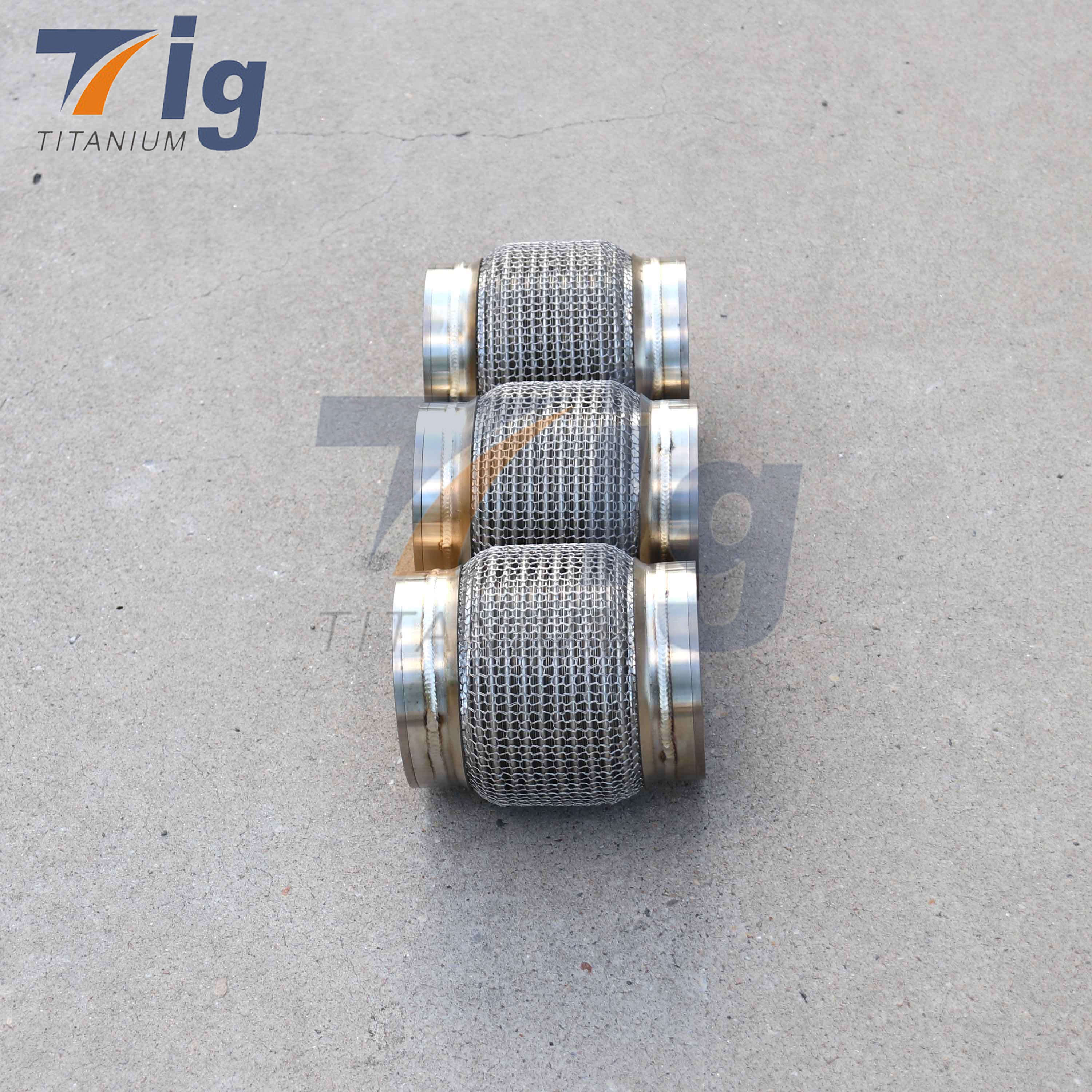 1.75", 2.5", 3", 3.5", 4" Custom high quality titanium Flexible Pipe Exhaust flex Bellows(Super Rib Bellow)