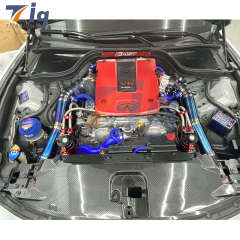 Titanium Engine Fuse Box/Tank Cover Oil Filler Caps/Windshield Fluid Tank Cap/80*60mm plate 350Z 370z G35 G37 q40 q60
