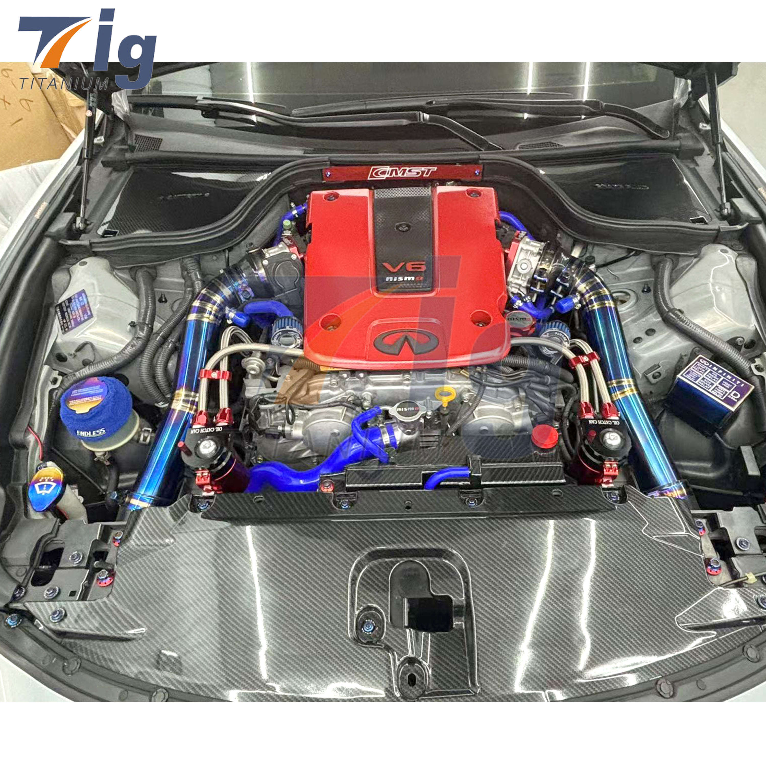 370Z Custom 80*60mm titanium plate