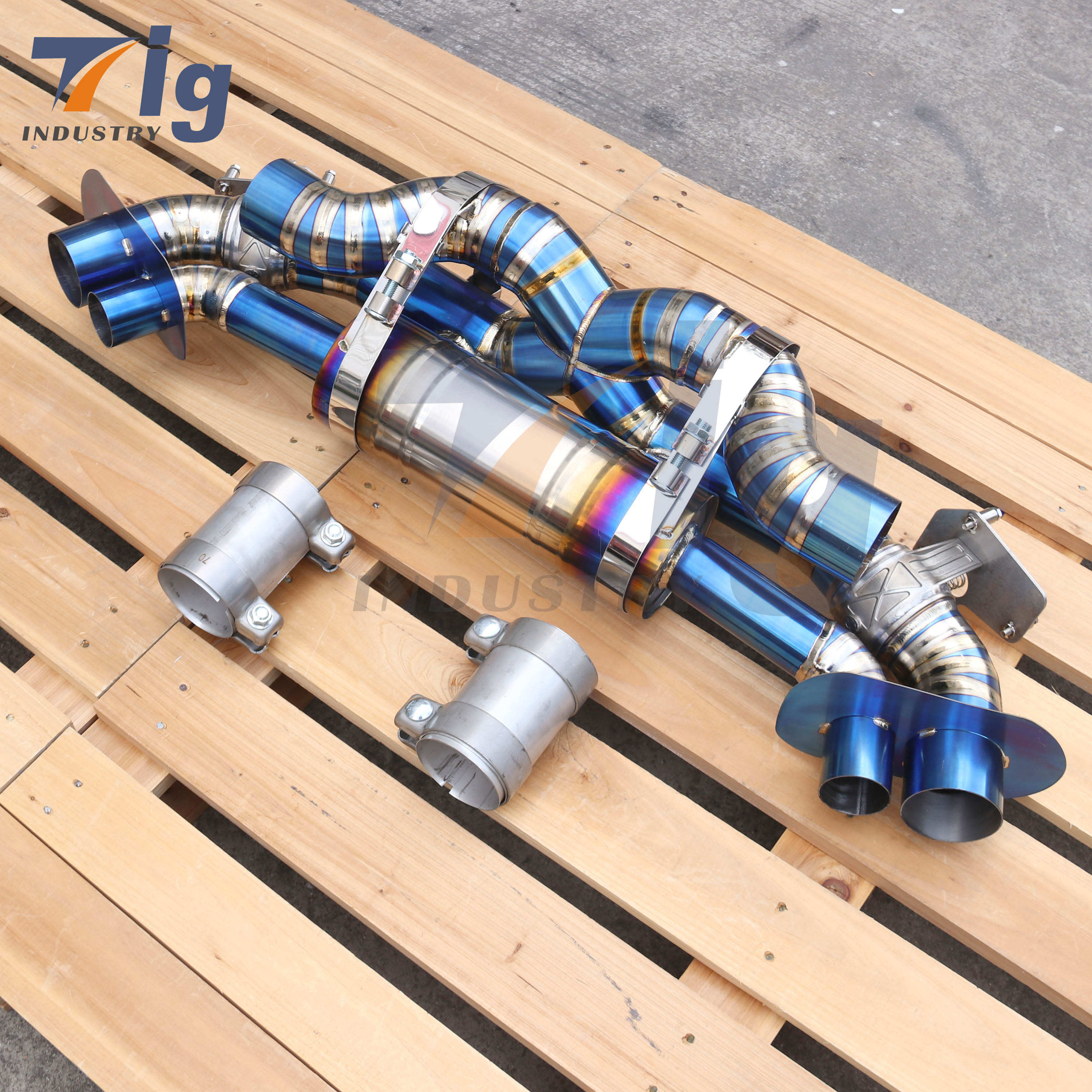 Titanium Exhaust System For Porsche 992 CarreraS/Targa 4/Targa4S/Turbo 3.0T/3.8T 4/Carrera S 2018+