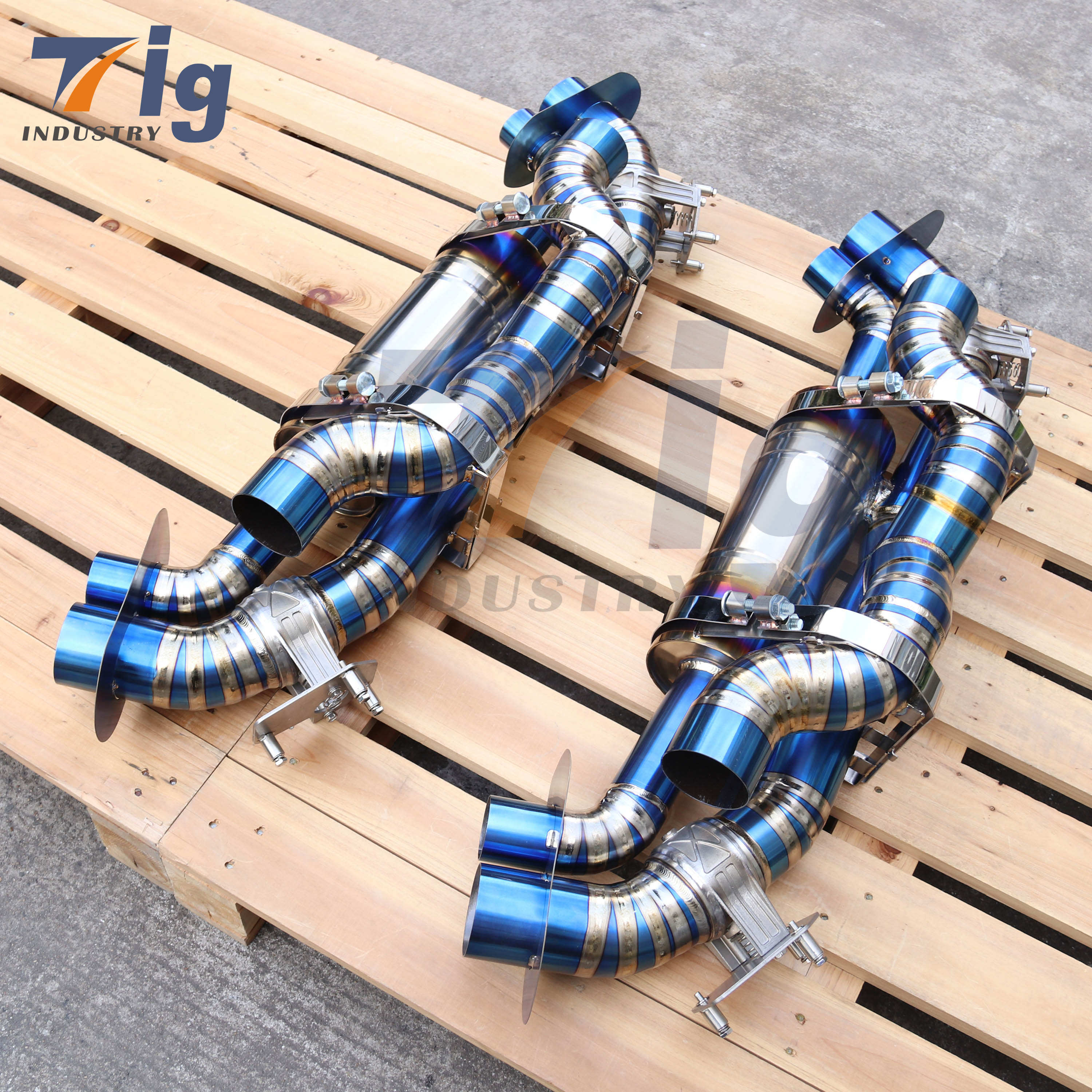 Titanium Exhaust System For Porsche 992 CarreraS/Targa 4/Targa4S/Turbo 3.0T/3.8T 4/Carrera S 2018+