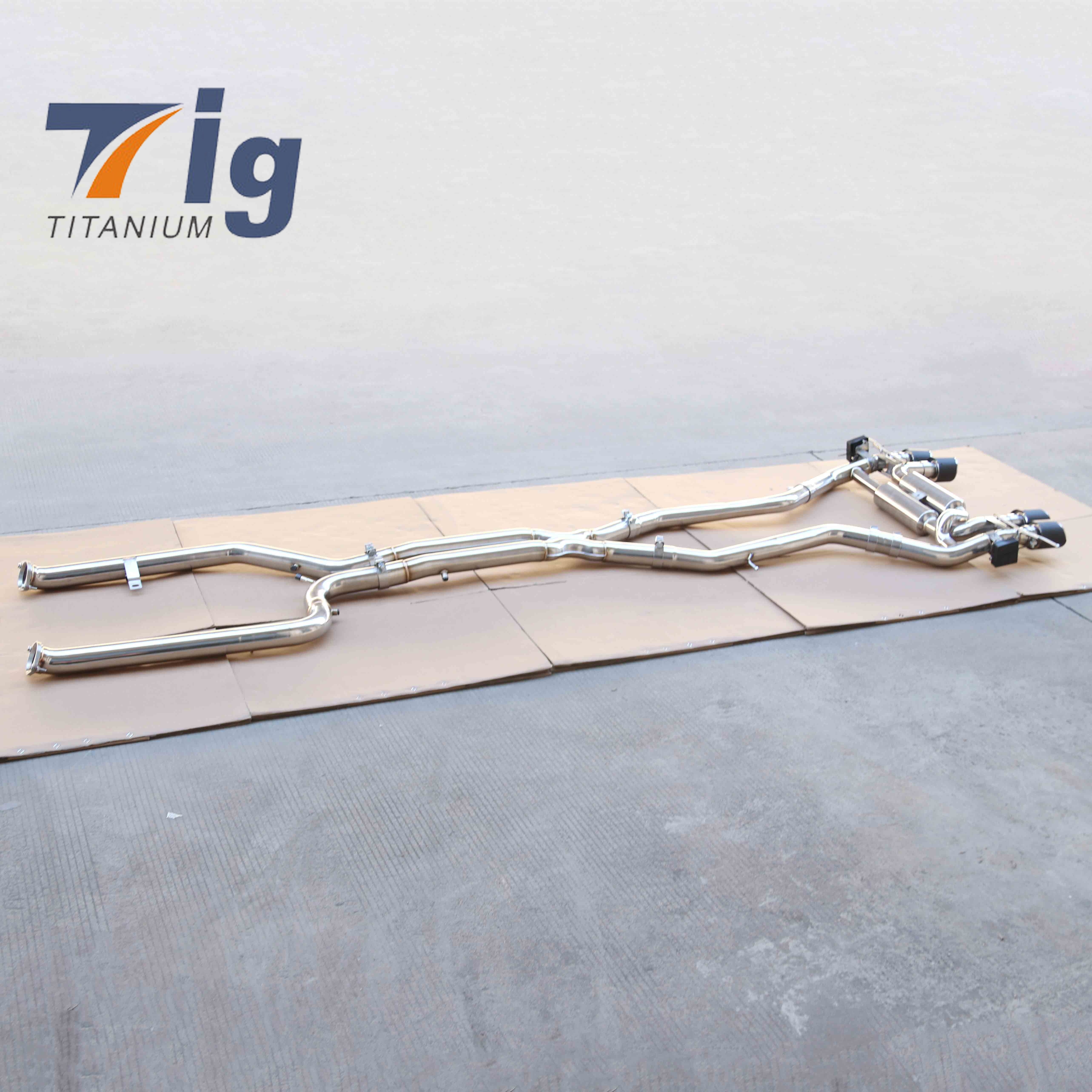 For BMW S58 G80 G82 M3 M4 Twin Tube SS304 Exhaust Catback