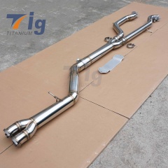SS304 High Flow Single Midpipe Exhaust for BMW S55 F80 F82 M3 M4 Single Mid Pipe