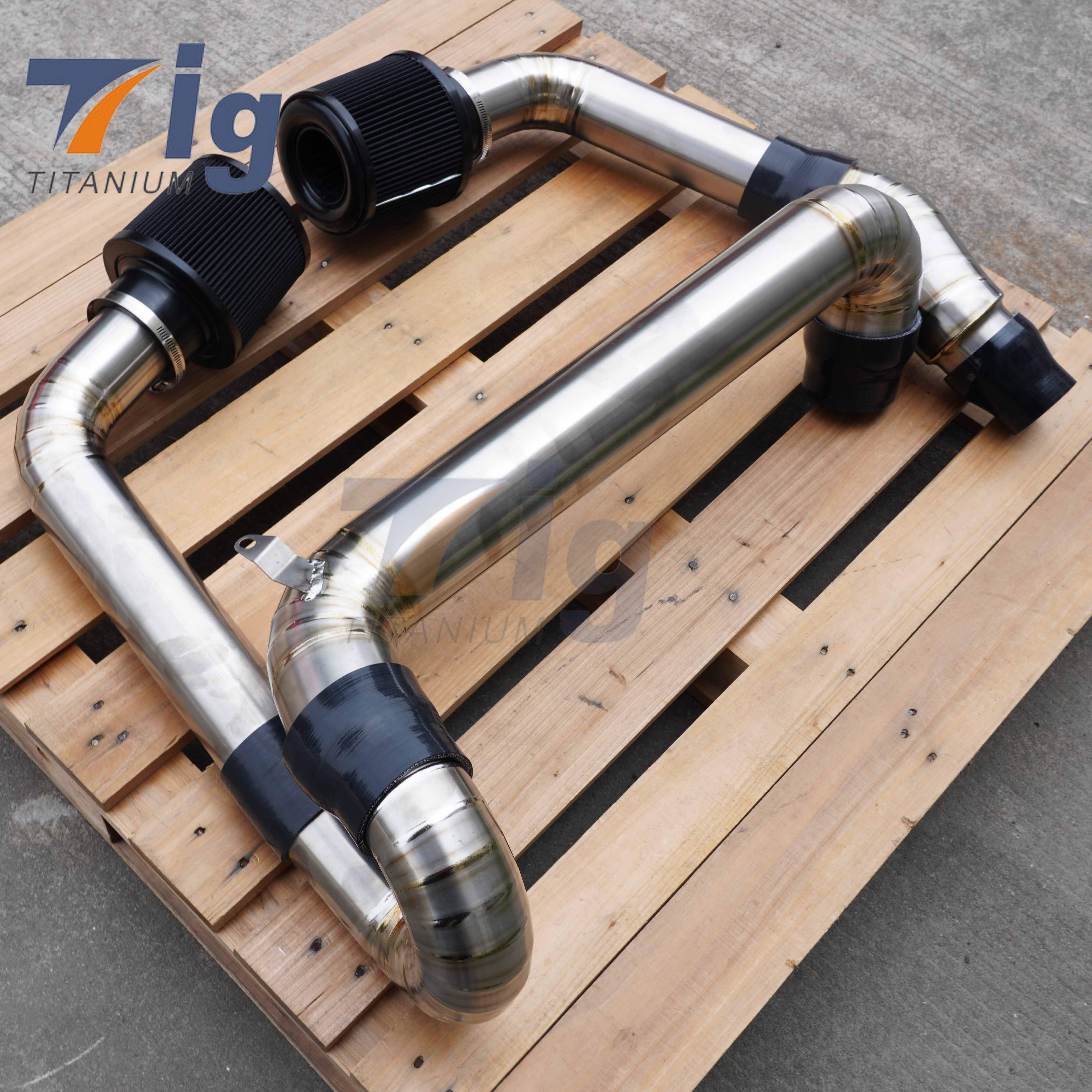 Front Mount Intakes High Flow for BMW G80 G81 M3 G82 M4 G87 M2 S58 Titanium Intake System High Performance Air Filter Upgrade
