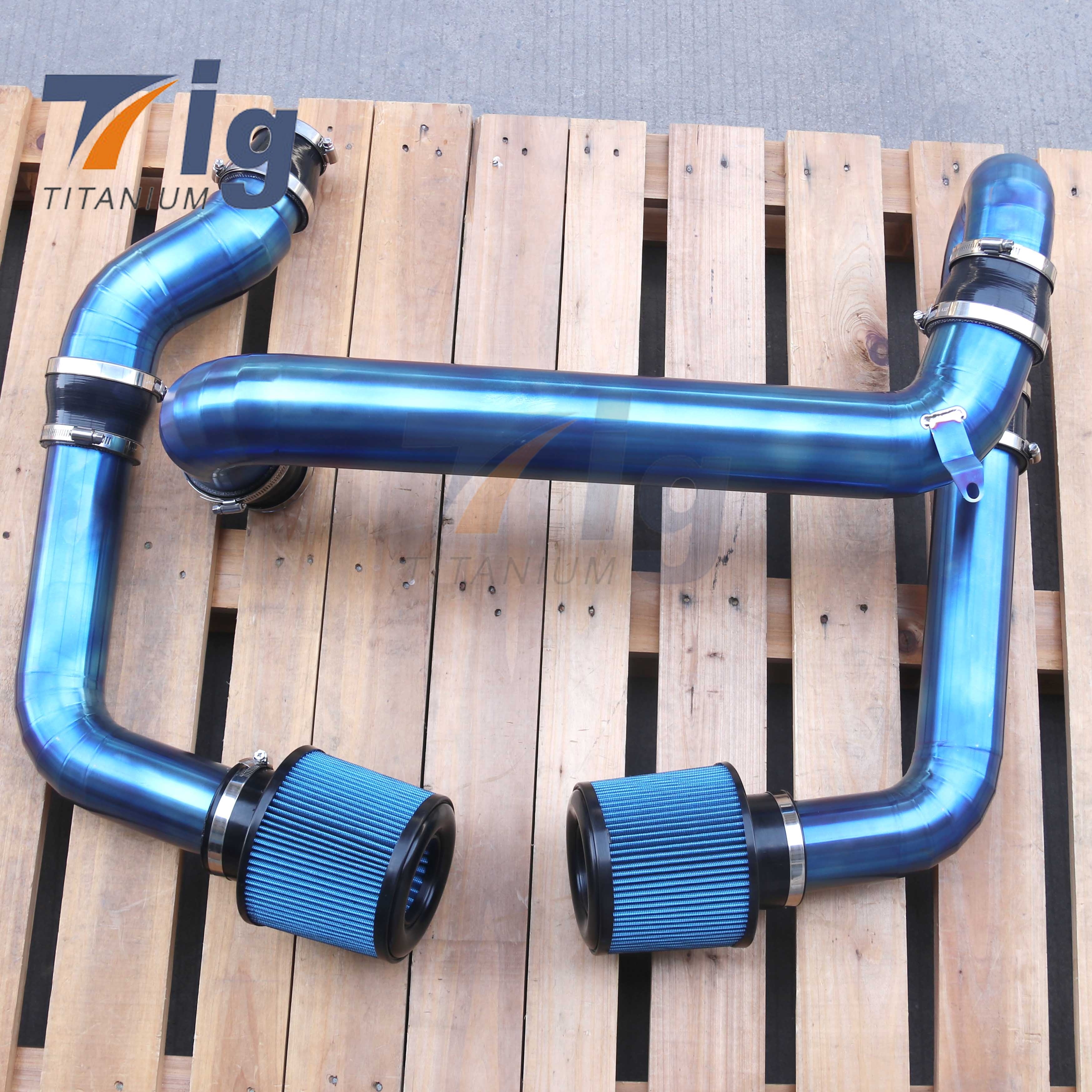 Front Mount Intakes High Flow for BMW G80 G81 M3 G82 M4 G87 M2 S58 Titanium Intake System High Performance Air Filter Upgrade