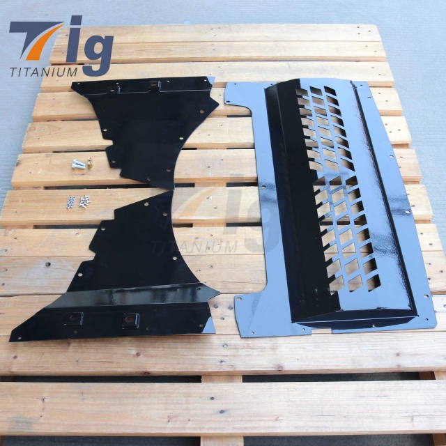 BMW M2C F87 Car Fenders Forged From Magnesium Aluminum Alloy Oil Cooler Skid Plate and Lower Engine Guard Plate