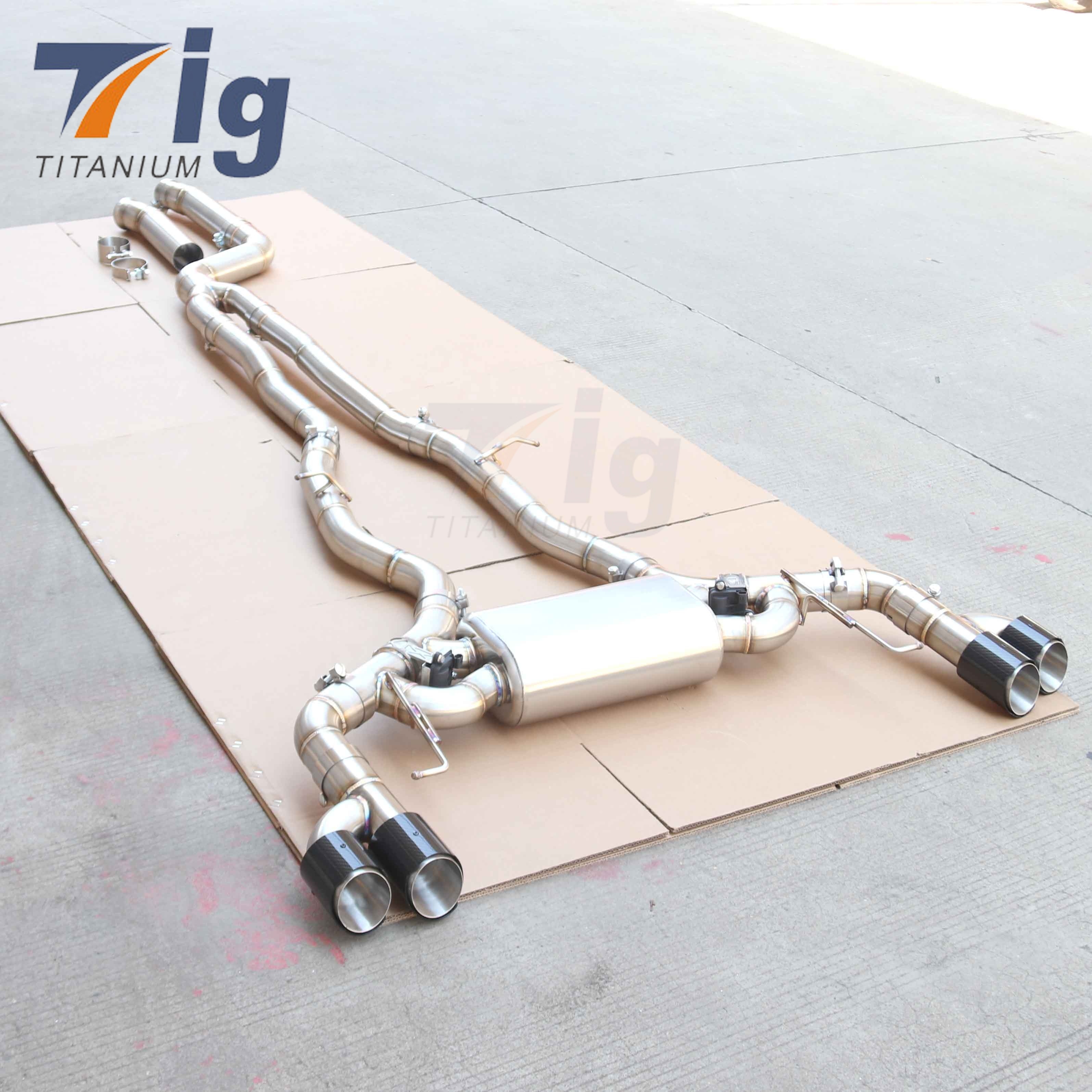 Stainless Steel Single Canister exhaust for BMW B58 X3 M40i 3.0T 2019+