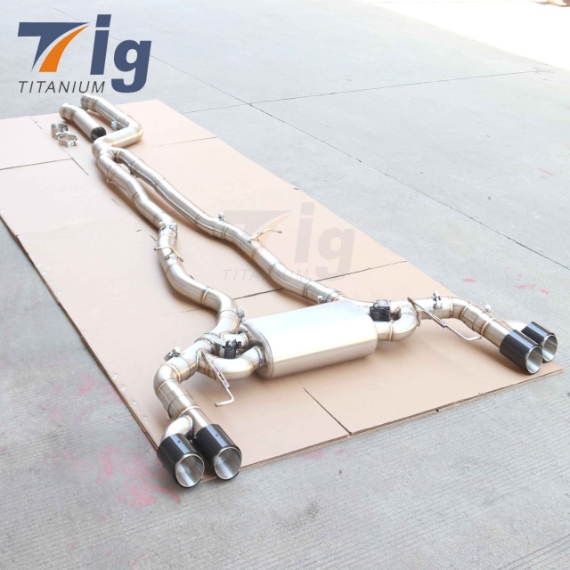 Stainless Steel Single Canister exhaust for BMW B58 X3 M40i 3.0T 2019+
